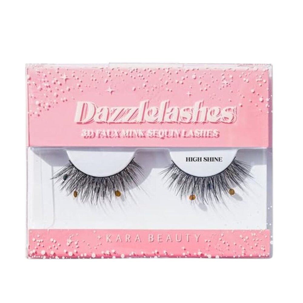 Kara Dazzlelashes "High Shine" 3D Faux Mink Sequin Lashes
